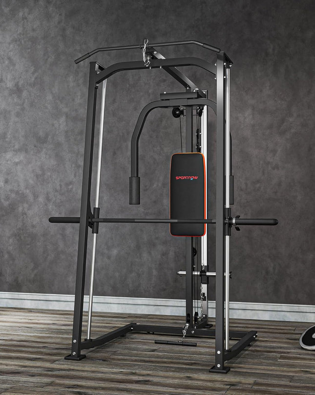 SPORTNOW 3-In-1 Smith Machine