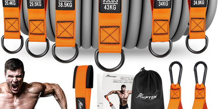 HPYGN Heavy Resistance Bands 300 lbs