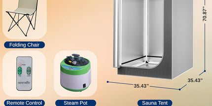 SereneLife Portable Steam Sauna