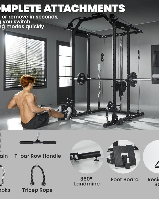 SPORTNOW cable crossover multi gym