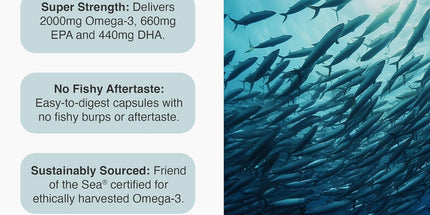  Omega 3 Fish Oil 2000mg