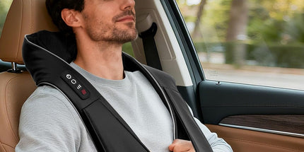 ALLJOY Neck Massager with Heat – Electric Shoulder & Back Massager for Pain Relief