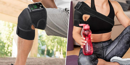 Cordless Heated Knee Massager with Vibration