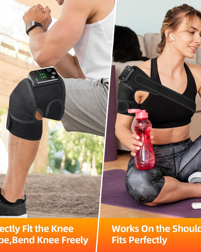 Cordless Heated Knee Massager with Vibration