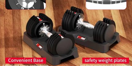 EnterSports Adjustable Dumbbell Set (2–12 kg) 