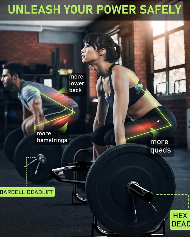  Olympic Trap Bar / Hex Barbell Bar