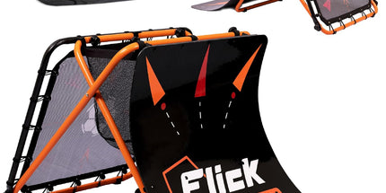 FLICK Urban Skills Trainer - 4-In-1 Football Rebounder Board, 