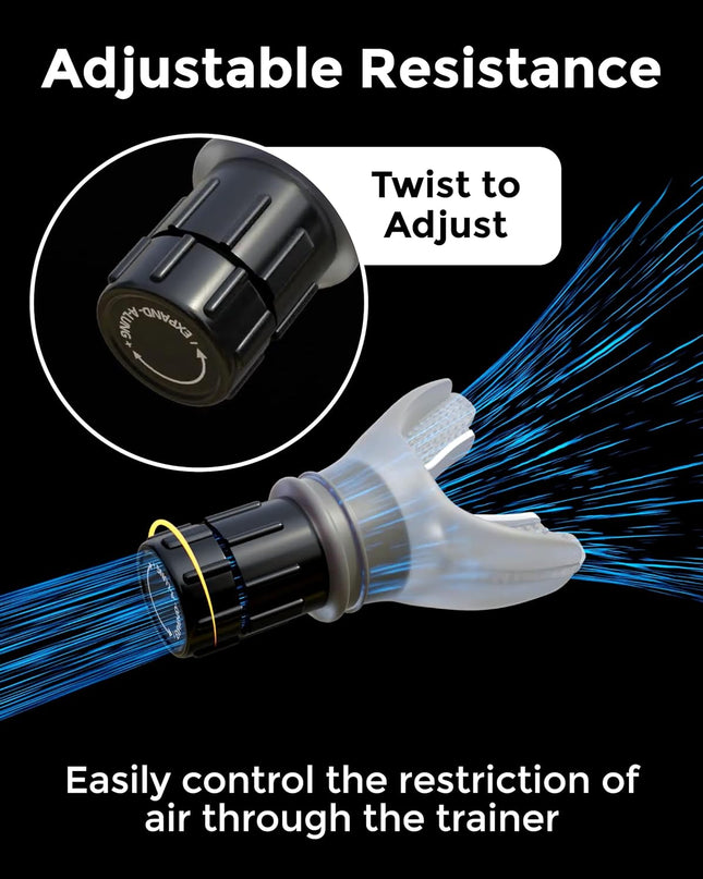 TIYA Breathing Exerciser Device – Portable Lung Trainer for Respiratory Therapy