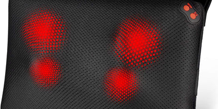 WOQQW Shiatsu Back Massager with Heat – Deep Tissue Kneading Pillow