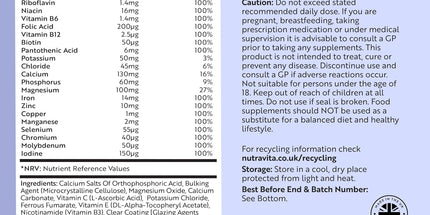Nutravita Multivitamins & Minerals