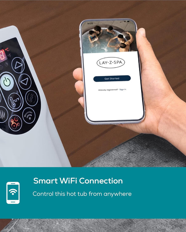 Lay-Z-Spa Carrara – 140 AirJet Massage System 