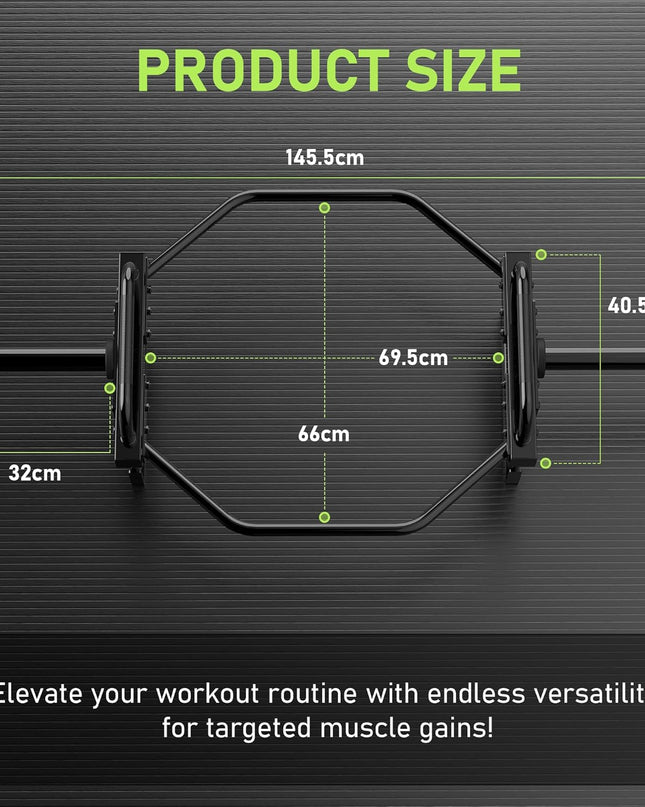  Olympic Trap Bar / Hex Barbell Bar