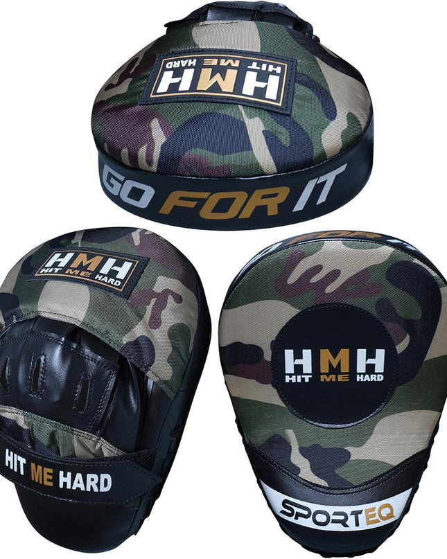Focus Mitts and Hook & Jab Training Pads with Adjustable Strap