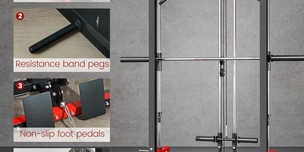 SPORTNOW Heavy-Duty Squat Rack