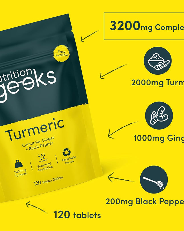  Turmeric Tablets 2000mg