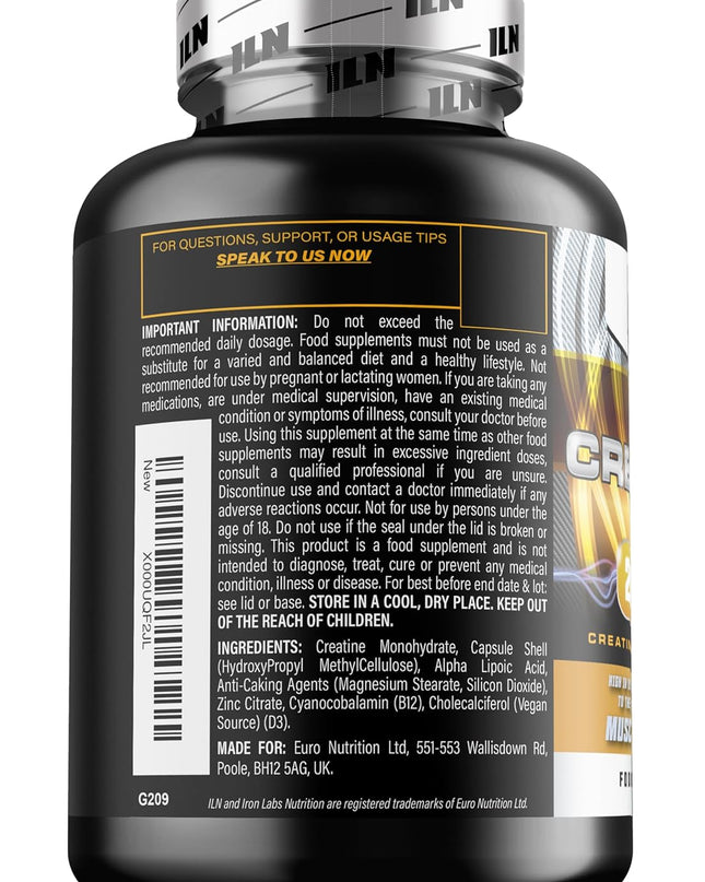  Iron Labs Nutrition Creatine Capsules