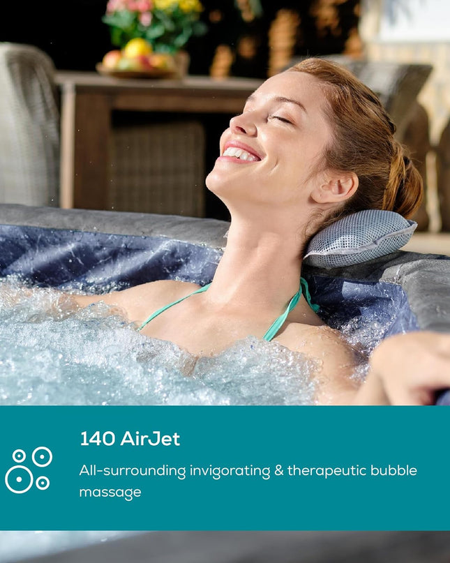 Lay-Z-Spa Carrara – 140 AirJet Massage System 