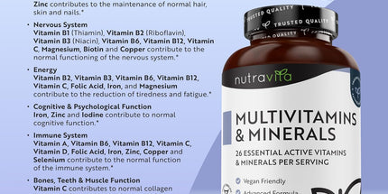 Nutravita Multivitamins & Minerals