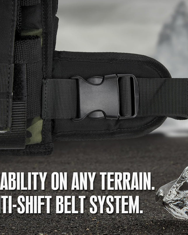 KRYLIX Adjustable Weighted Vest – 45lbs (Men & Women)