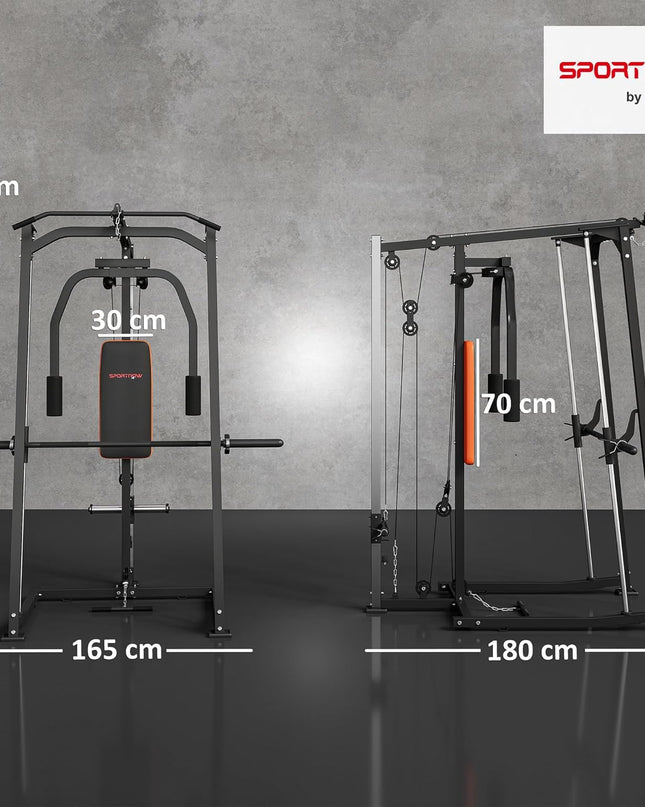 SPORTNOW 3-In-1 Smith Machine