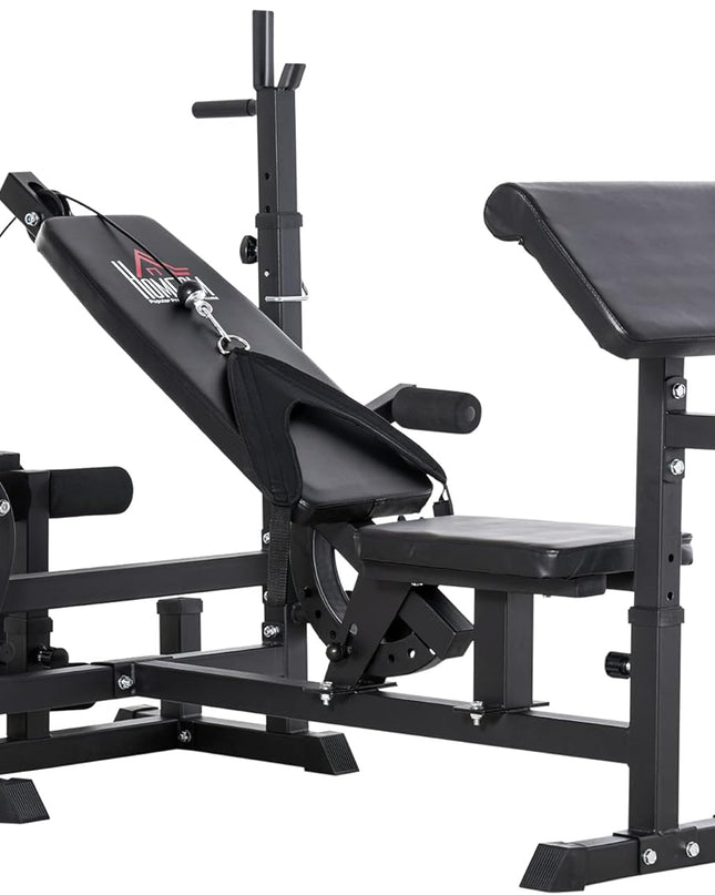 HOMCOM 6-in-1 Adjustable Weight Bench