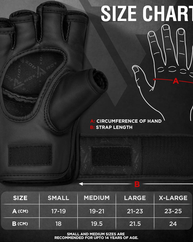 RDX MMA Grappling & Martial Arts Training Gloves