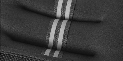 Amazon Basics Weighted Vest – 12 lb, Black with Reflective Stripe