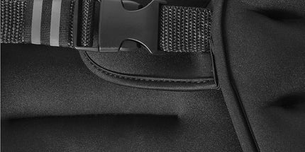 Amazon Basics Weighted Vest – 12 lb, Black with Reflective Stripe