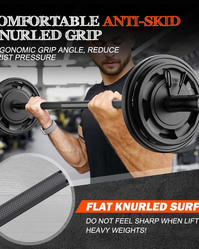 57" Olympic Barbell – Heavy-Duty 2"