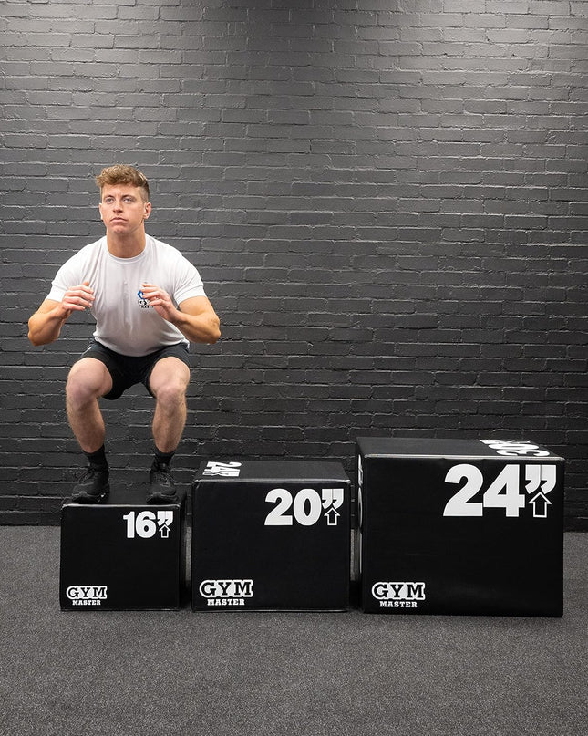 GYM MASTER High-Density Foam Plyo Jump Box