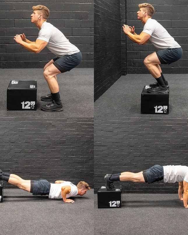 GYM MASTER High-Density Foam Plyo Jump Box