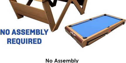 W” Leg 6Ft Snooker & Pool Table – No Assembly Required
