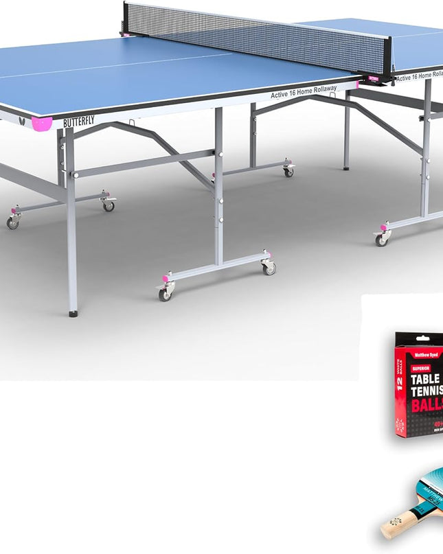 Butterfly Active 16 Home Rollaway Indoor Table Tennis Table