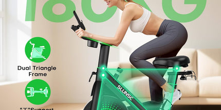 Adjustable Magnetic Resistance Exercise Bike – Home Use