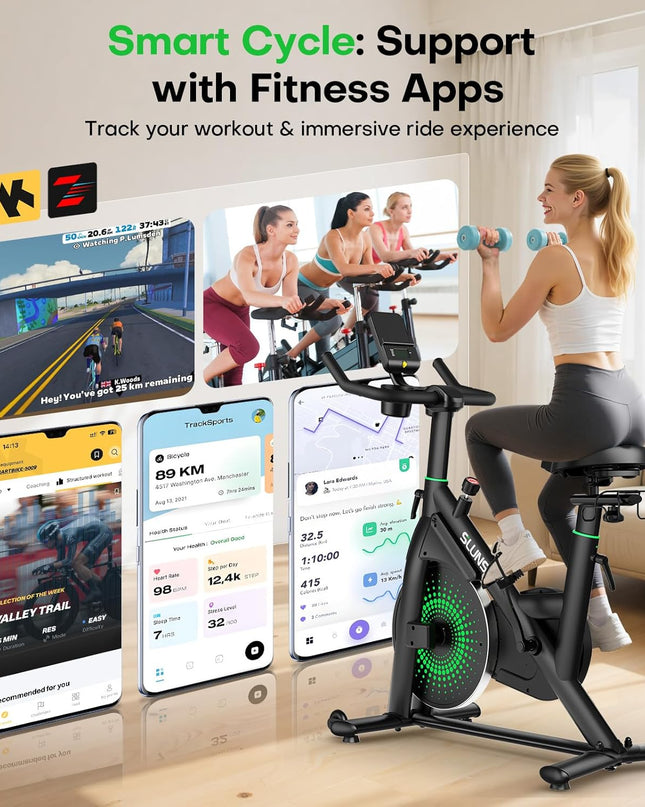 Adjustable Magnetic Resistance Exercise Bike – Home Use