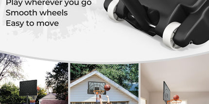 Yohood Portable Basketball Hoop & Stand – Adjustable Height