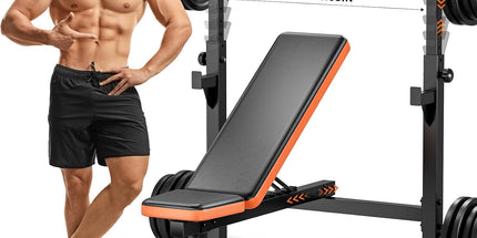 Weight Bench, 770Lbs Bench Press with Squat Rack