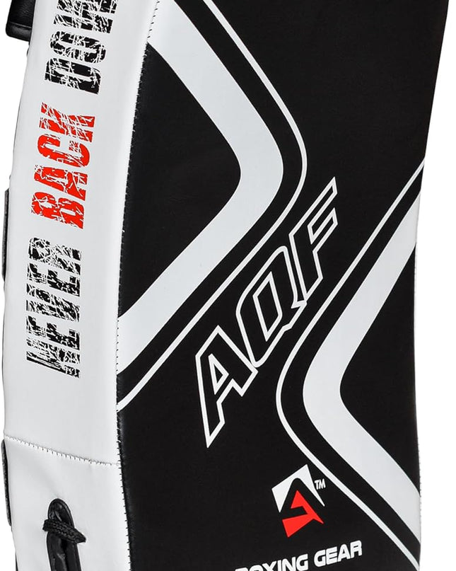 AQF Thai Kick Boxing Strike Curved Arm Pad – PRO MMA Focus Punch Shield Mitt