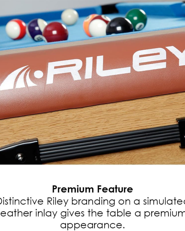 W” Leg 6Ft Snooker & Pool Table – No Assembly Required