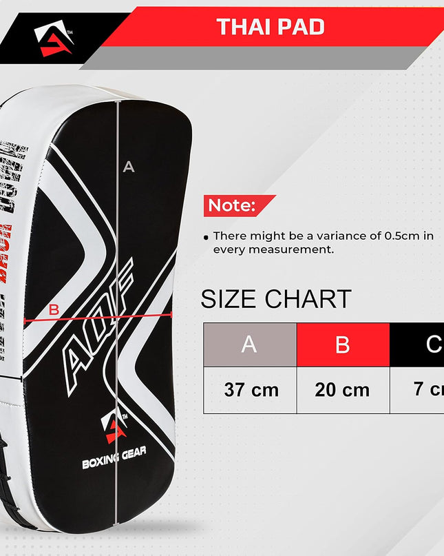AQF Thai Kick Boxing Strike Curved Arm Pad – PRO MMA Focus Punch Shield Mitt