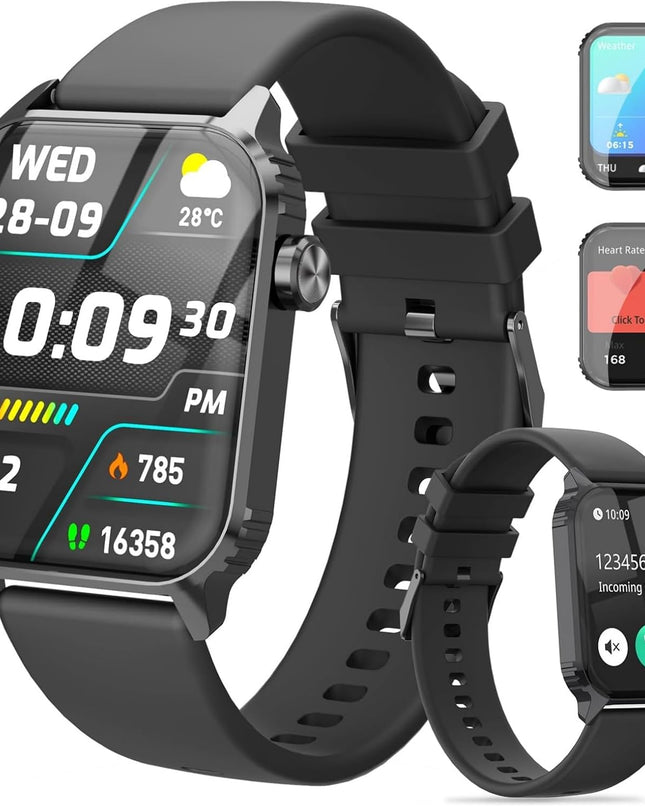 Smart Watch for Men – 1.83" HD Touchscreen Fitness Tracker