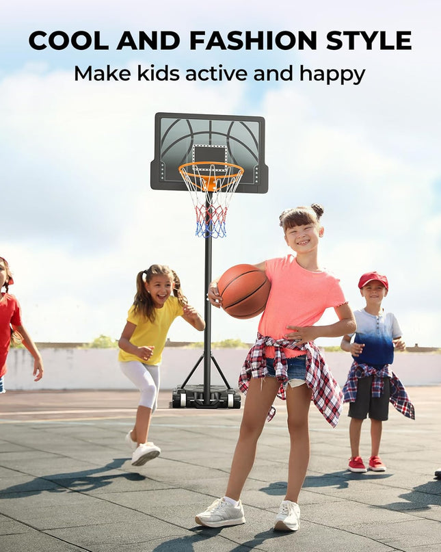 Yohood Portable Basketball Hoop & Stand – Adjustable Height