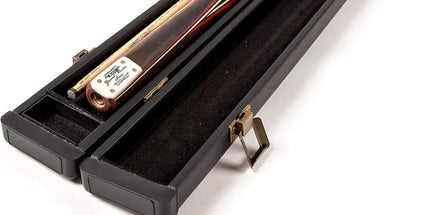 Grandmaster 3/4 Cut Snooker Cue with Extension & Hard Case – 57" 3-Piece Cue, 9.5mm Tip