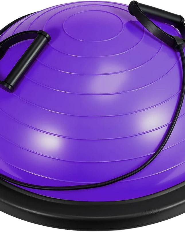 Inflatable Balance Ball Board with Resistance Bands