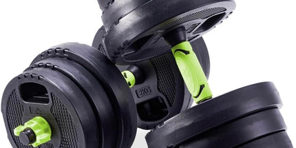 20KG Adjustable 3-In-1 Dumbbell & Barbell Set