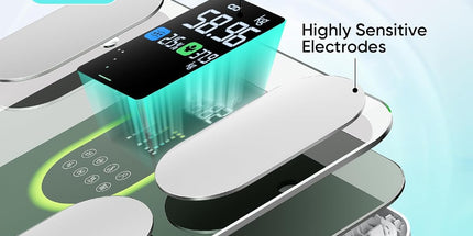 Smart Body Fat Scales – Digital 4-Electrode Body Composition Analyzer